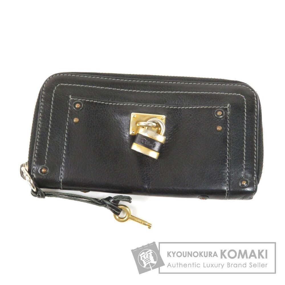 Chloe Cadena Motif Long Wallet Leather